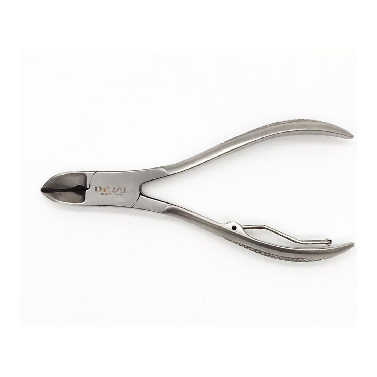 Dural Nail Nipper by Pasteur Pharmacy, metal nail cutter with curved blades for precise toenail and fingernail trimming.