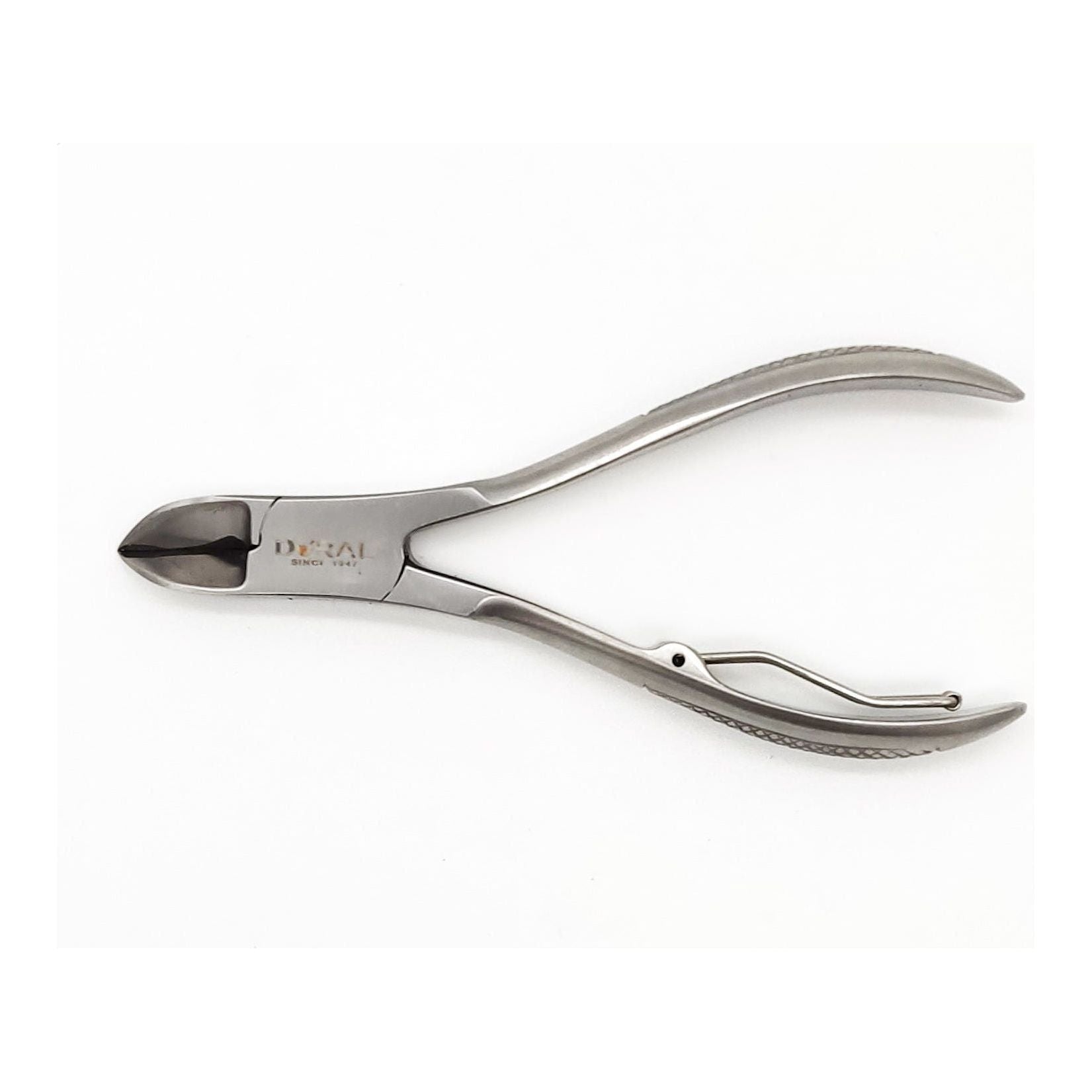 Dural Nail Nipper by Pasteur Pharmacy, metal nail cutter with curved blades for precise toenail and fingernail trimming.