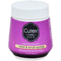 Cutex Twist & Scrub Nail Polish Remover jar by Pasteur Pharmacy, 2 oz, with twist-off lid and scrub applicator for easy removal.
