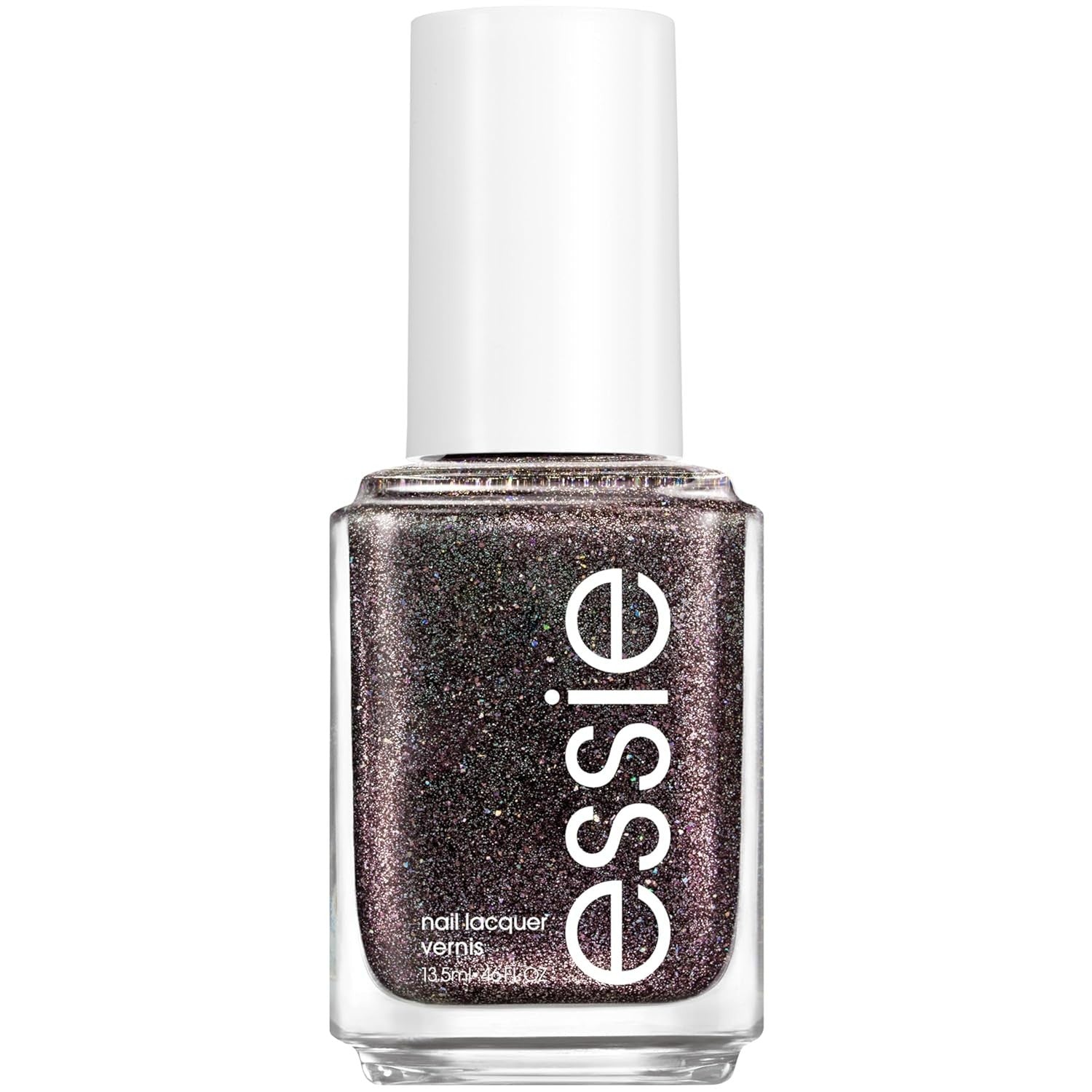 Essie Studs & Spikes 1834 nail polish bottle from Pasteur Pharmacy, showcasing the 0.46 oz glass container with colorful nail polish.