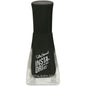 Sally Hansen Insta-Dri Black To Black nail polish in 0.31 fl oz bottle, quick-drying formula, shown in a clear bottle with black polish