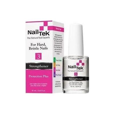 Nail Tek Protection Plus Nail Strengthener by Pasteur Pharmacy, 0.5 oz, for hard, brittle nails, in a clear bottle