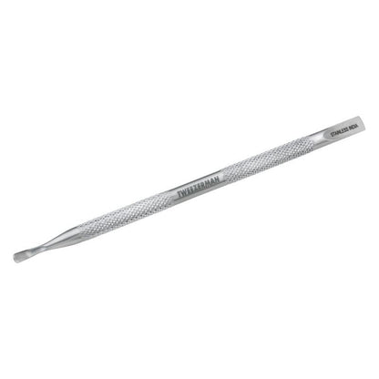 Tweezerman Nail Pushy and Cleaner for Men, a 0.3 oz nail tool for pushing back and cleaning nails, displayed on a white background.