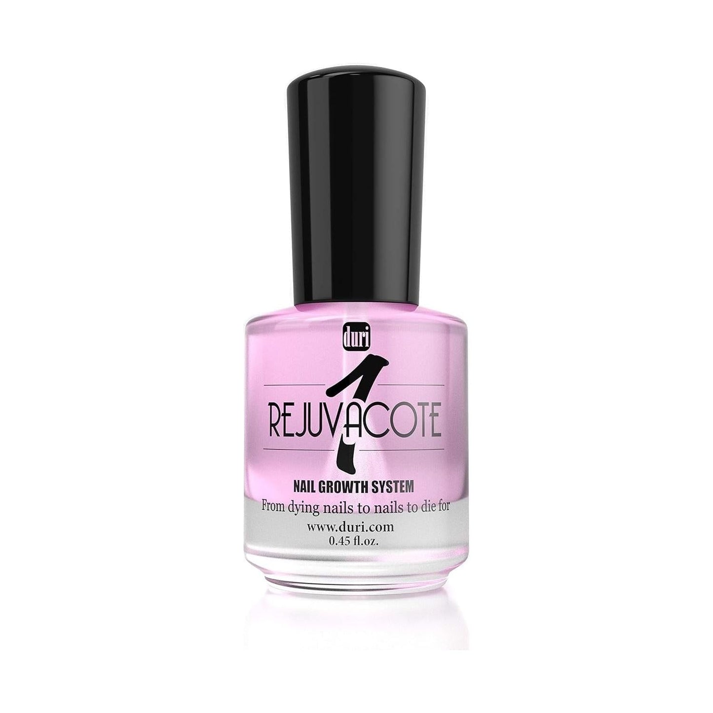 Duri Rejuvacote Nail Growth System treatment bottle, 0.61 oz, for strengthening and promoting healthy nail growth.
