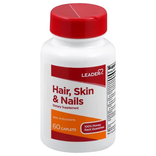 Pasteur Pharmacy Leader Hair, Skin & Nails supplement showing the nail-focused daily beauty formula bottle and packaging.