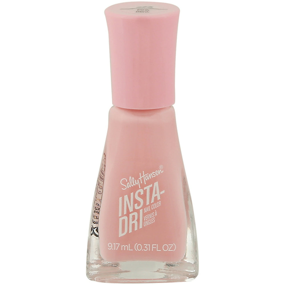 Sally Hansen Insta-Dri Pink Blink nail polish in 9.17 ml bottle with bright pink color and smooth finish.