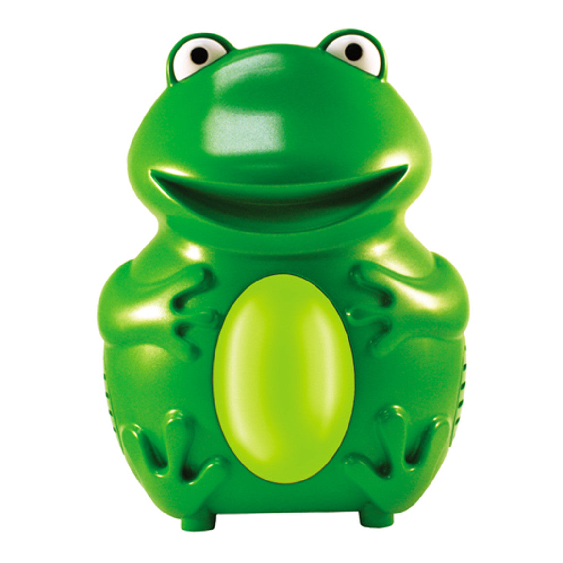 Roscoe Medical Pediatric Frog Nebulizer System for children, compact nebulizer with colorful frog design for respiratory therapy.