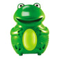 Roscoe Medical Pediatric Frog Nebulizer System for children, compact nebulizer with colorful frog design for respiratory therapy.