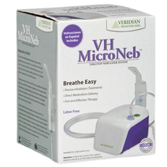 Veridian MicroNeb Compressor Nebulizer System for respiratory therapy, compact and efficient medical device from Pasteur Pharmacy