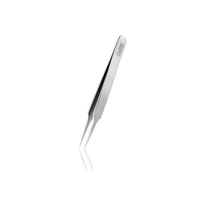 Rubis Switzerland needle nose tweezer with precision tips, ideal for detailed grooming and delicate tasks.