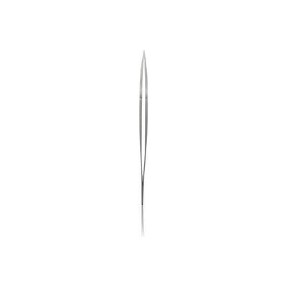 Rubis Switzerland needle nose tweezer 1K920 with slim, precise tip for detailed grooming and jewelry handling.