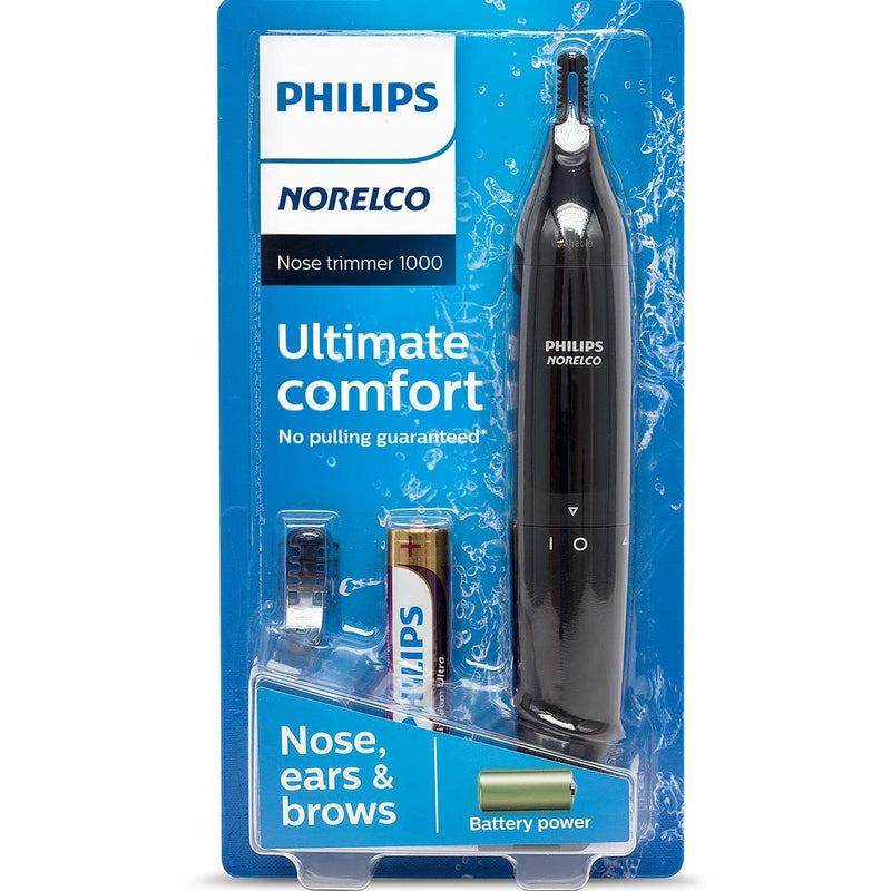 Philips Norelco Nosetrimmer 1000 nose trimmer with sleek design and precision grooming features, ideal for nose and ear hair removal.