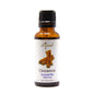 Difeel 100% pure cinnamon essential oil in a 1-ounce bottle, displayed with oil and vinegar dispensers for aromatic use.