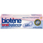 Biotene Oral Balance Moisturizing Gel for dry mouth, flavor-free, 1.5 oz, Pasteur Pharmacy oral care product.