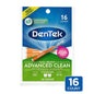 DenTek Slim Brush Advanced Clean interdental cleaners by Pasteur Pharmacy, 16-count, designed for effective oral care and gum health.