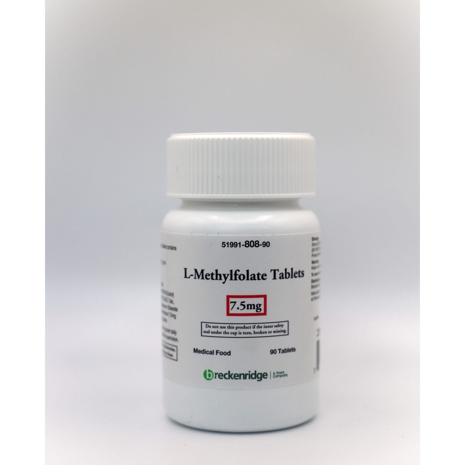 L-Methylfolat 7.5mg caplets from Pasteur Pharmacy, showing white oral tablets in a blister pack.