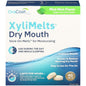 OraCoat Xylimelts for dry mouth in mild mint flavor, 40 discs, soothing oral care product for dry mouth relief.