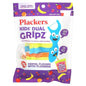 Plackers Kids Dual Gripz Floss Picks with Wild Berry flavor and fluoride, 75-count, oral care product for children.