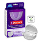 The Doctor's NightGuard Advanced Comfort dental protector for nighttime teeth grinding, shown in a clear, close-up view.