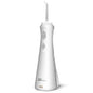 Waterpik Cordless Plus Water Flosser in white, portable oral care device for cleaning teeth and gums.
