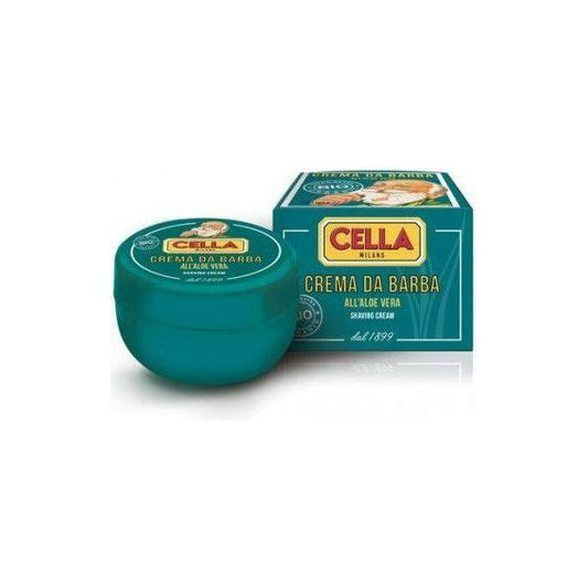 Cella Milano Organic Shaving Soap BIO in 150ml jar, natural shaving soap with organic ingredients, suitable for sensitive skin