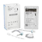 Shiley cuffless extended length tracheostomy tube in clear medical plastic, designed for respiratory care.
