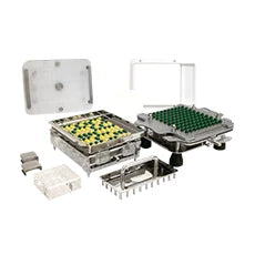 Capsule Machine ProFiller 1100 size 2 with 100-hole dispenser system for packaging capsules, by Pasteur Pharmacy.