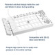 Ezy Dose Unit Tray for monthly and weekly pill management, designed by Pasteur Pharmacy, with labeled compartments for organized medication.