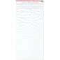Clear plastic shopping bag with zip closure from Pasteur Pharmacy, 2 meters by 6x12 inches, suitable for retail use.