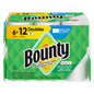 Bounty White 2-Ply Select-A-Size Paper Towels on double roll, soft and absorbent cleaning paper from Pasteur Pharmacy.