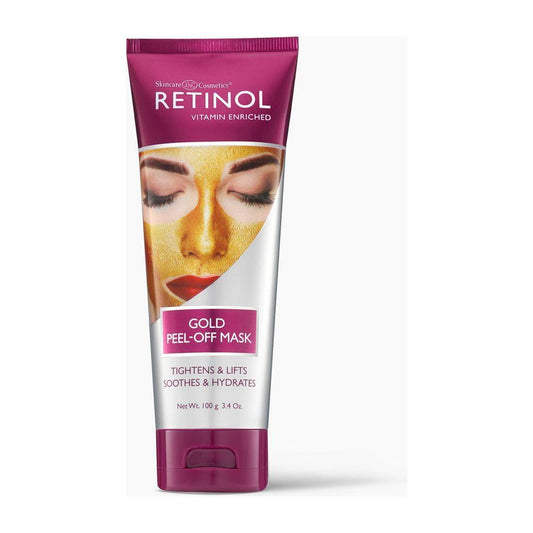 Pasteur Pharmacy Retinol Gold Peel-Off Mask 100g, a luxurious gold-colored skincare mask for deep cleansing and rejuvenation.