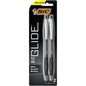 Set of 12 BIC Atlantis Original retractable black ballpoint pens, featuring a sleek design and comfortable grip.