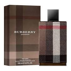 Burberry London Eau de Toilette for Men perfume bottle, stylish design, ideal for men's fragrance collection.