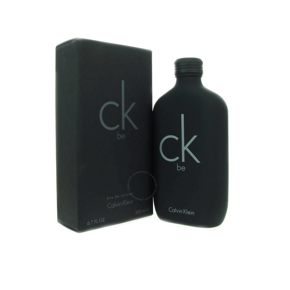 Calvin Klein CK Be unisex perfume Eau de Toilette spray, 6.7 oz (200 ml), featuring the signature fragrance in a sleek bottle.