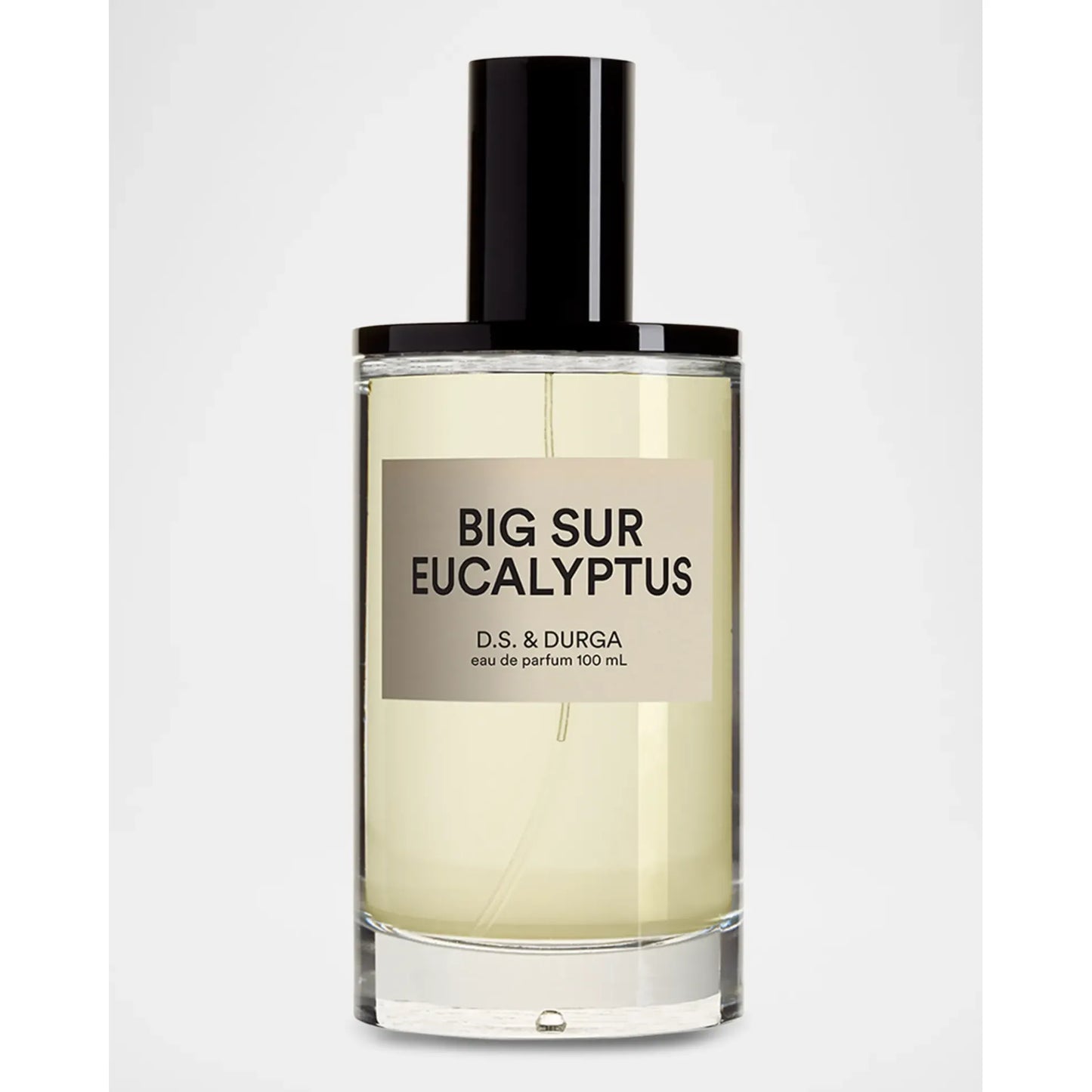 Eucalyptus fragrance perfume liquid in a 100 mL bottle from Pasteur Pharmacy, with a clear label and elegant packaging.