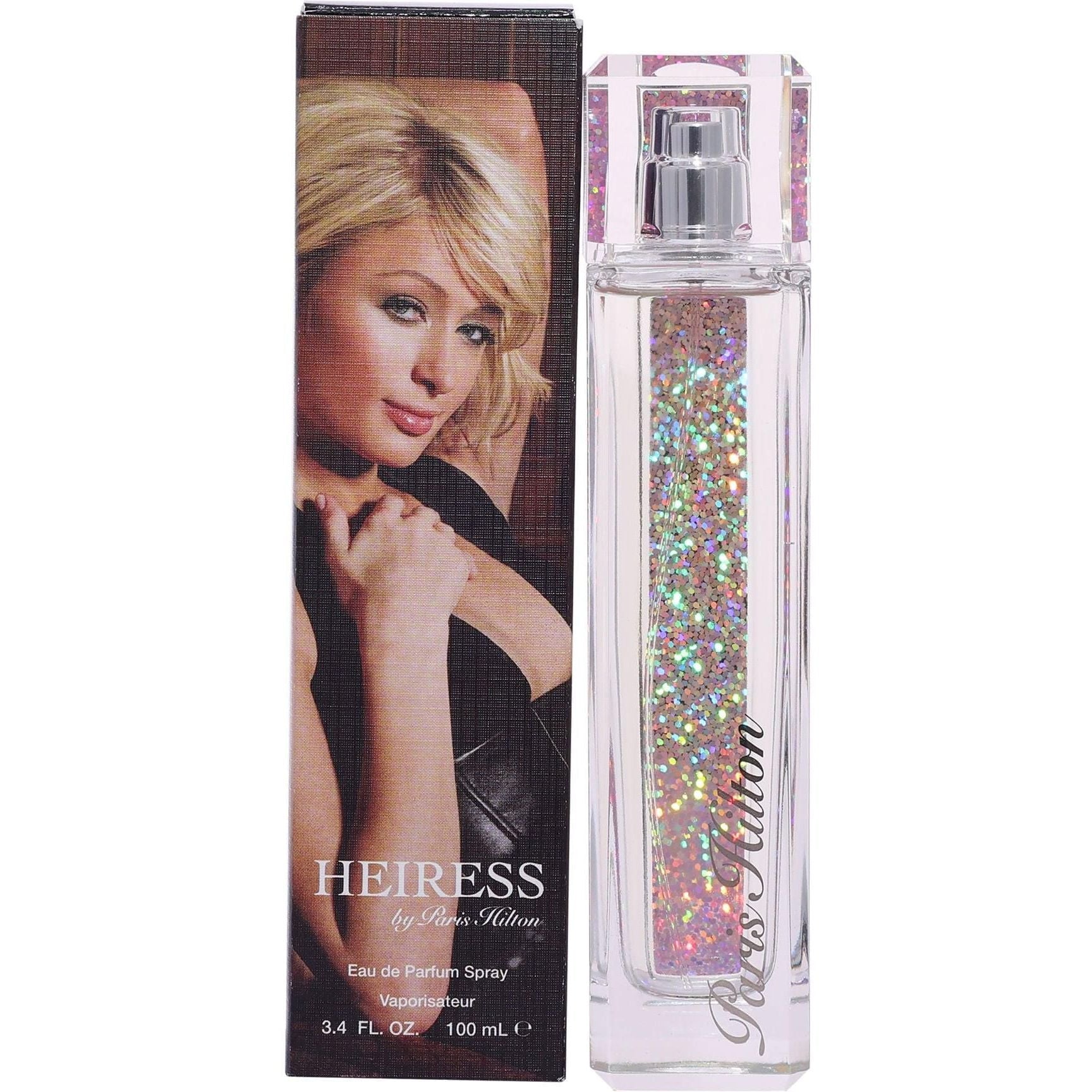 Paris Hilton Heiress Eau De Parfum spray in a sleek bottle, ideal for women’s perfume and cologne collection
