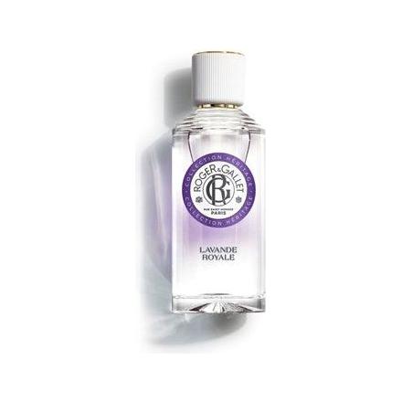 Roger & Gallet Lavande Royale perfume bottle, 3.3 oz, featuring a sleek design and lavender scent for a luxurious fragrance experience.