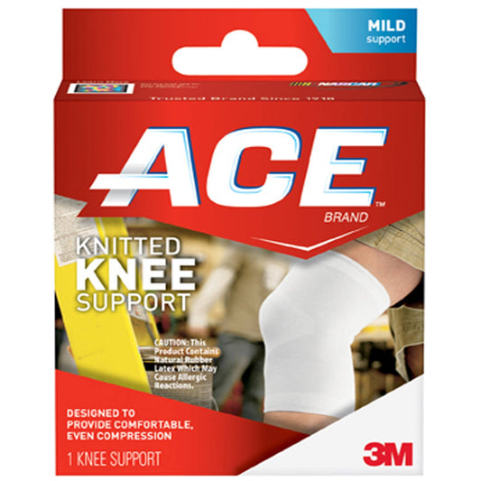 ACE Knee Support compression brace in large/x-large size, designed for knee stabilization and pain relief.