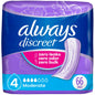 Always Discreet adult incontinence pads for women, moderate absorbency, regular length, personal care product by Pasteur Pharmacy.