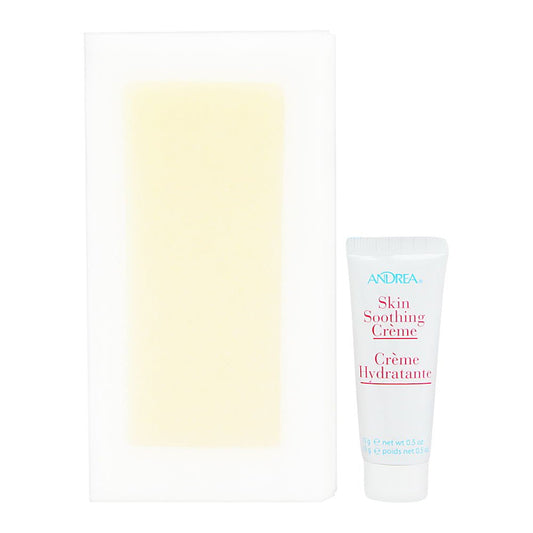 Andrea Depilatories and Bleaches wax strips for the body, designed for personal care, 20 applications by Pasteur Pharmacy.
