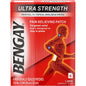 Bengay Ultra Strength Pain Relieving Patches for back and hips, large 3.9 x 7.9 inches, 4-count, personal care product.