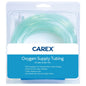 Carex oxygen supply tubing with green tint, 25 feet, for personal care use, designed for oxygen therapy applications.