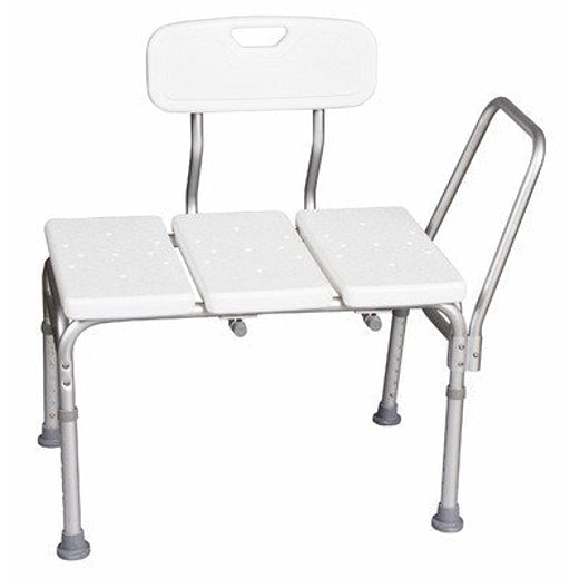Carex Transfer Bench, 2-piece personal care aid for safe bathroom transfers, designed by Pasteur Pharmacy.