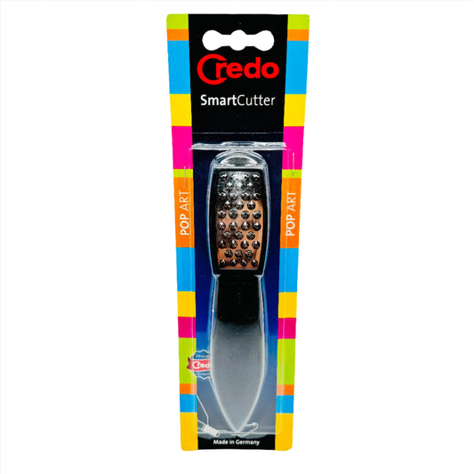 Credo Solingen Black Pop Art Smart Cutter for personal care, featuring a sleek black design and ergonomic handle.