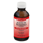 De La Cruz Rosemary Oil Compound in a 2 oz bottle, used for personal care, with a clear label on a white background.