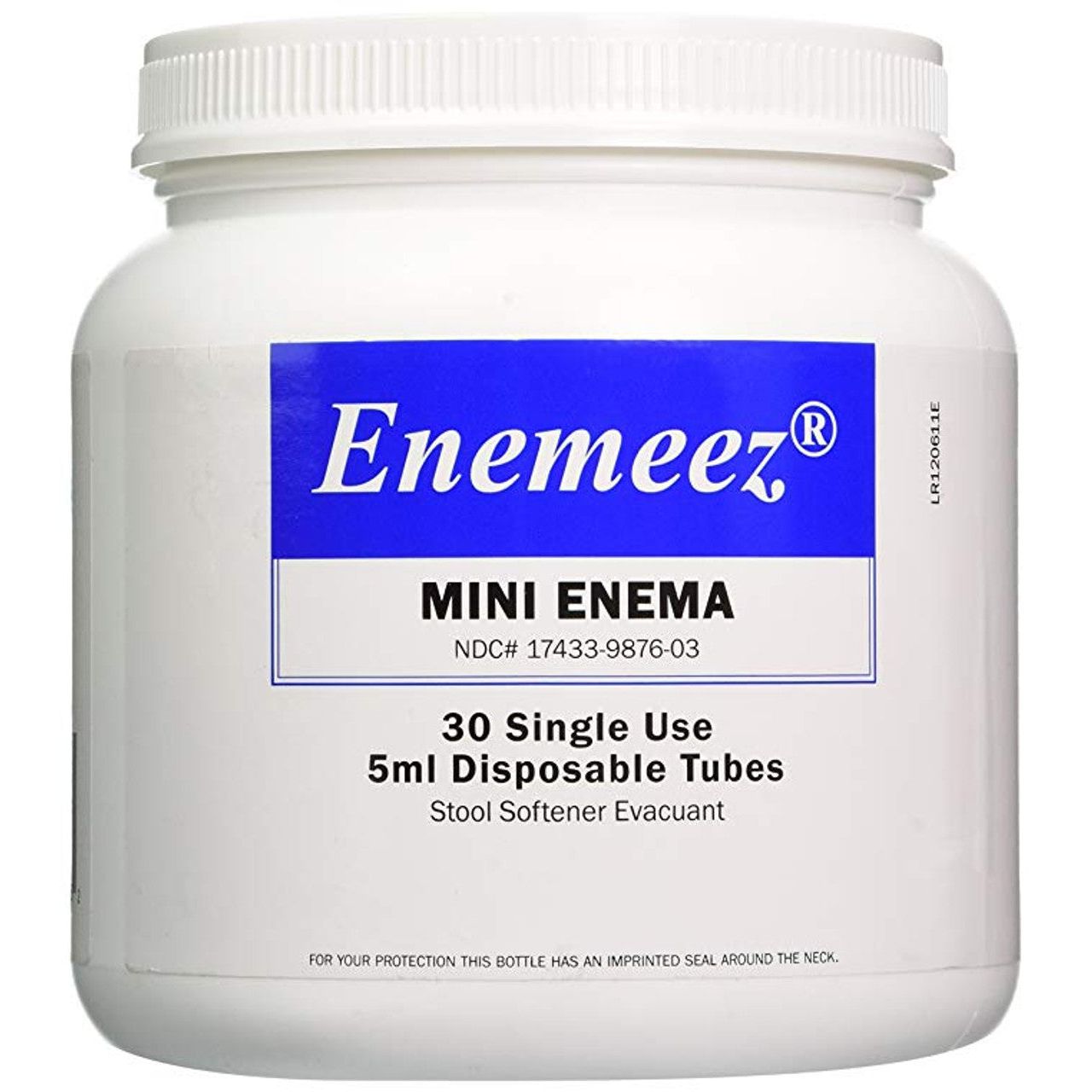 Enemeez Mini Enema 283mg in 30-count box, fast-acting constipation relief, personal care product by Pasteur Pharmacy.