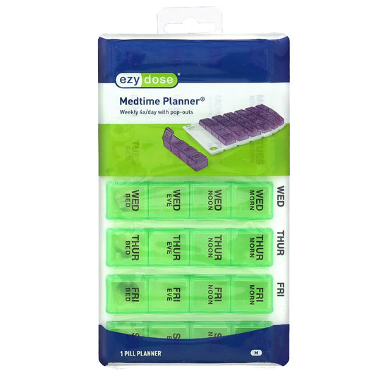 Medium Ezy Dose Pill Planner by Pasteur Pharmacy, weekly and daily pill organizer for personal care.