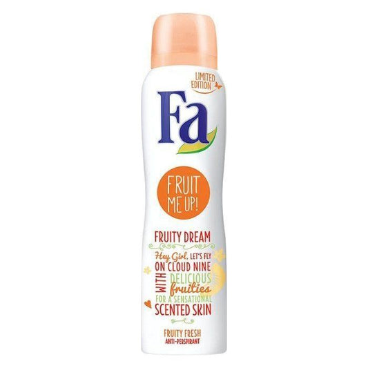 Fa Fruity Dream Deodorant Spray by Pasteur Pharmacy, 150ml, featuring a refreshing fruity scent for daily personal care.