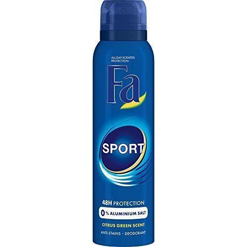 Fa Deospray Sport 48hr personal care spray by Pasteur Pharmacy, 150 ml bottle with sporty branding and ergonomic design.