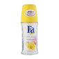Fa Floral Protect Orchid and Viola anti-perspirant deodorant roll-on in 50ml bottle, featuring floral scent and smooth application.